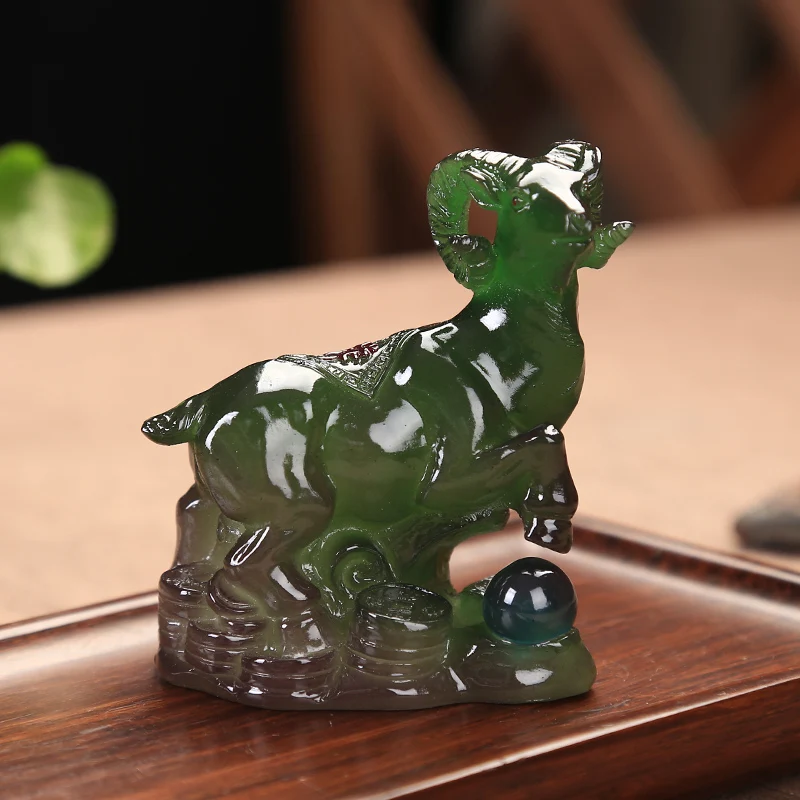 Креативный милый цвет меняющий 12 Китайский Зодиак смоляный чай для домашних