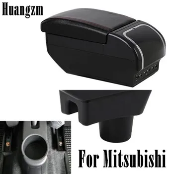 

Armrest box For Mitsubishi Attrage Mirage Large space Center Centre Console Storage Box with Cup holder ashtray 9 USB in