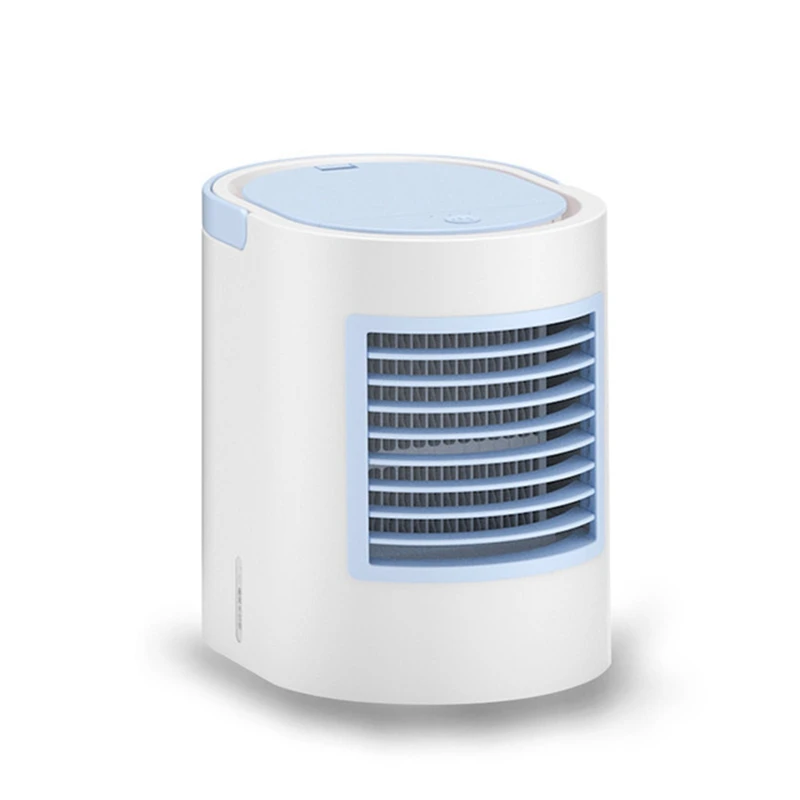 

Rechargeable desktop USB Cooling Fan Air Conditioning Device Water Cooled Desktop Portable Humidifier Fan Mini Desk Fan