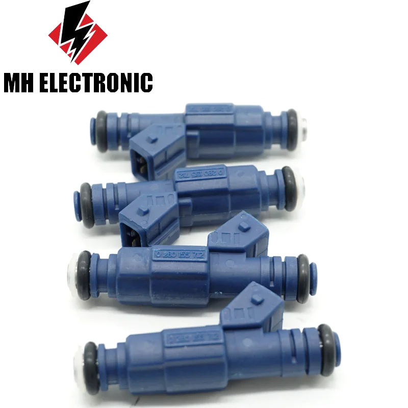 MH Electronic 4PCS/LOT High Quality Fuel Injector 0280155712 for Cadillac for HOLDEN for OPEL for SAAB for VAUXHALL for VOLVO