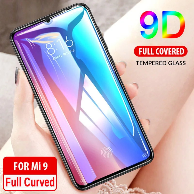 9D HD Screen Protector for Xiaomi Mi CC9 CC9e Protective Glass on Xiomi A3 A1 A2 Lite Tempered Glass for Xiaomi Mi 9 9T Pro SE