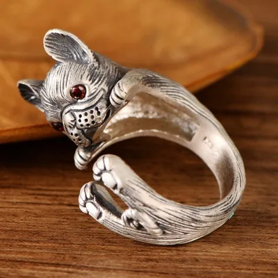 Кольцо женское из тайского серебра 990 пробы в ретро стиле|Кольца| |