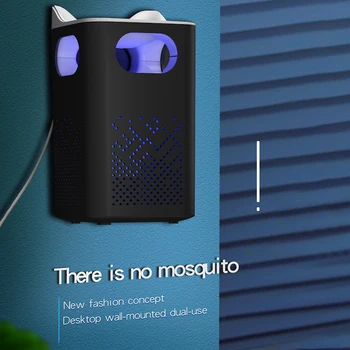 

Hangable Mosquito Killer Lamp USB Powered Insect Killer Mute Bug Zapper Mosquito Trap Light For Bedroom Home in stock