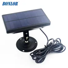 Новая версия 9V панели солнечной энергии с DC2.5/2,1 мм куртка и кронштейн крепление для наружного охотничьего следа камера водонепроницаемый IP54