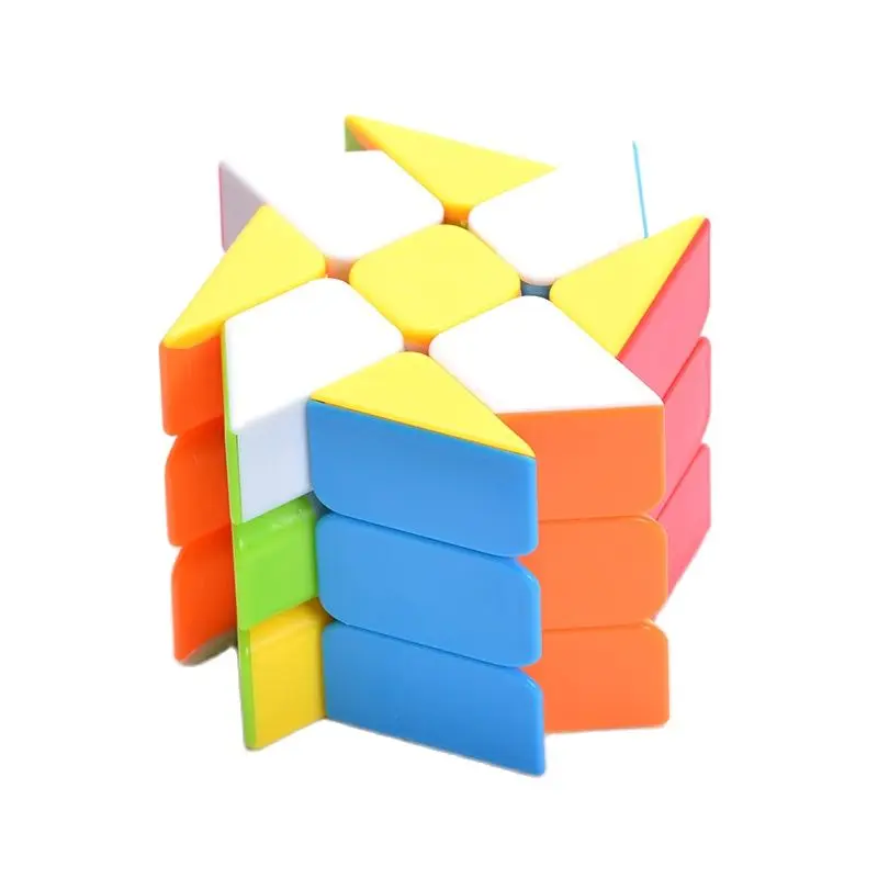 FanXin ветряная мельница магический куб головоломка без наклеек твист Cubo Magico 3x3x3