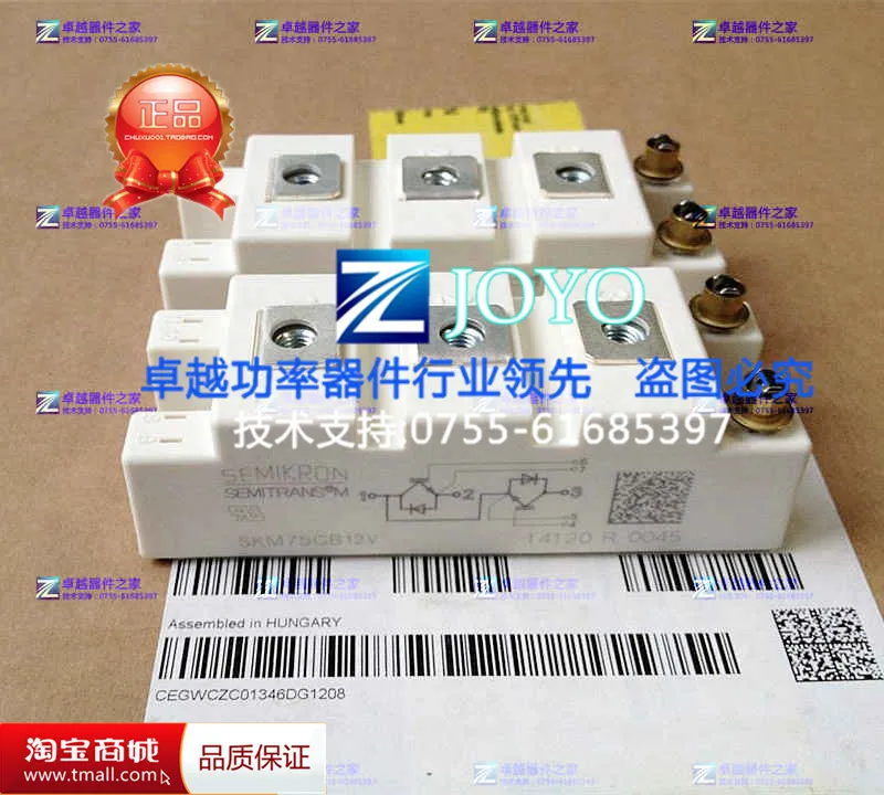 SKM75GB12V SKM75GB12T4 IGBT модуль- ZYQJ
