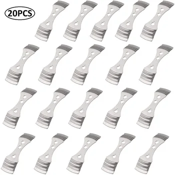 

20pcs Metal Candle Wicks Holder Centering Device Handmade Candle Wicks Making Accessories Home Decor