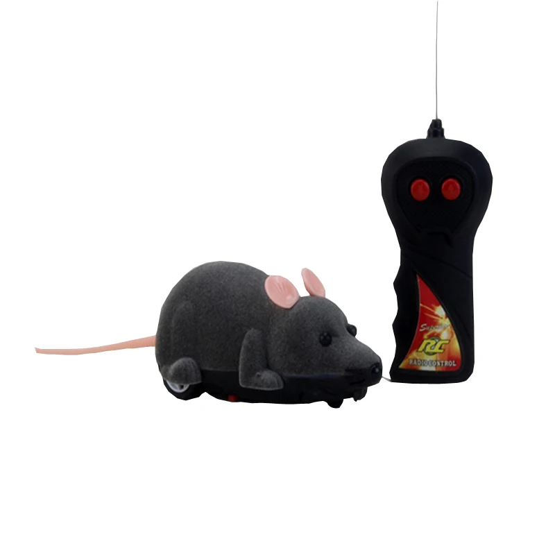 Мышь игрушки беспроводной RC мышки для котов игрушки пульт дистанционного управления ложная мышь Новинка RC кошка забавная игра мышь игрушки для кошек - Цвет: C