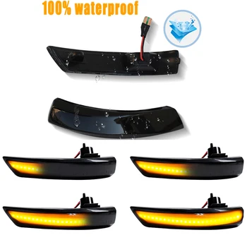 

2 Pieces LED Side Wing Dynamic Turn Signal Light Rearview Mirror Indicator For Ford Focus Mk2 Mk3 2008-2016 Mondeo Mk4 Car Light
