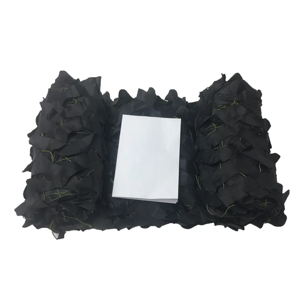 Усиленные камуфляжные сетки WELEAD большого размера черные военные для садовых