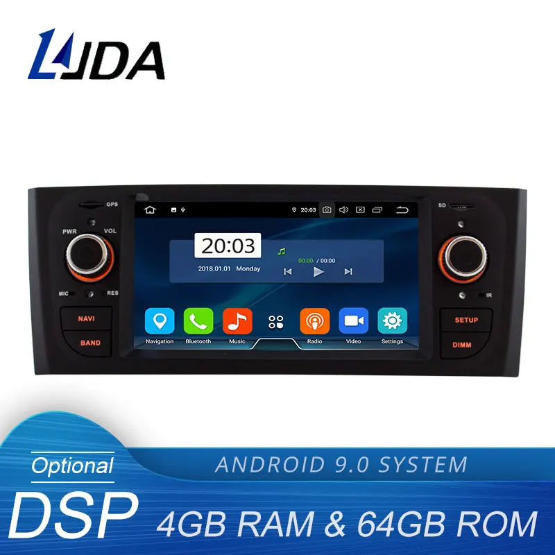 Discount LJDA Android 9.0 Car Multimedia Player For Fiat Grande Punto Linea 1 Din Car Radio GPS Navigation Stereo Octa Cores Autoaudio 0 Discount LJDA Android 9.0 Car Multimedia Player For Fiat Grande Punto Linea 1 Din Car Radio GPS Navigation Stereo Octa Cores Autoaudio 0