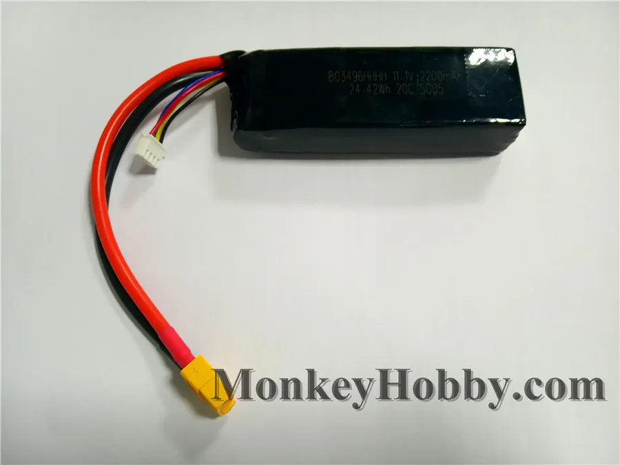Dynam RC 11.1V 3S 2200mAh 20C Lipo Battery XT60 Plug | Игрушки и хобби