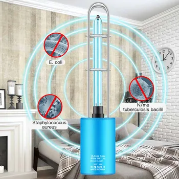 

Rechargeable Ultraviolet UV Sterilizer Light Tube Bulb Disinfection Bactericidal Lamp Ozone Sterilizer Mites Lights