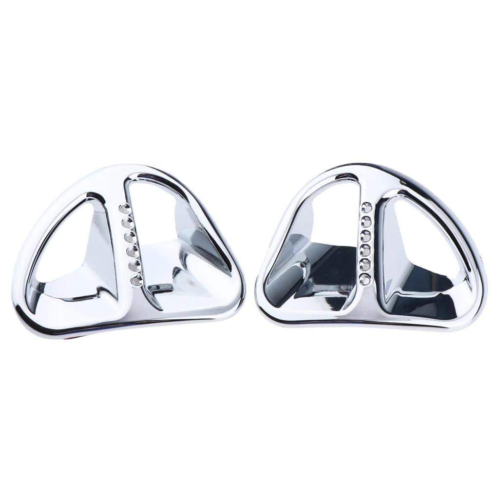 2Pcs Motorcycle Fairing Air Intake Grille for Honda Goldwing GL1800 Chrome ABS plastic
