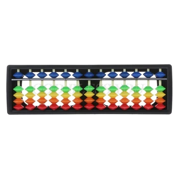 

13 Column Portable Plastic Abacus Arithmetic Soroban Calculating Tool With Colorful Beads Children's Educational Toys