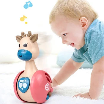 Tumbler rattle learning educational toy