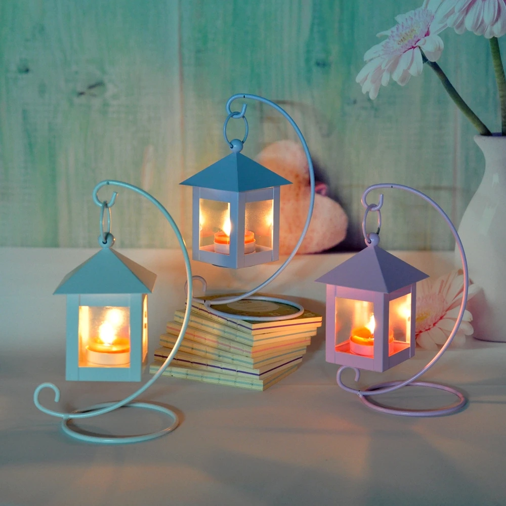 Креативный подсвечник в скандинавском стиле подвесной Железный современный