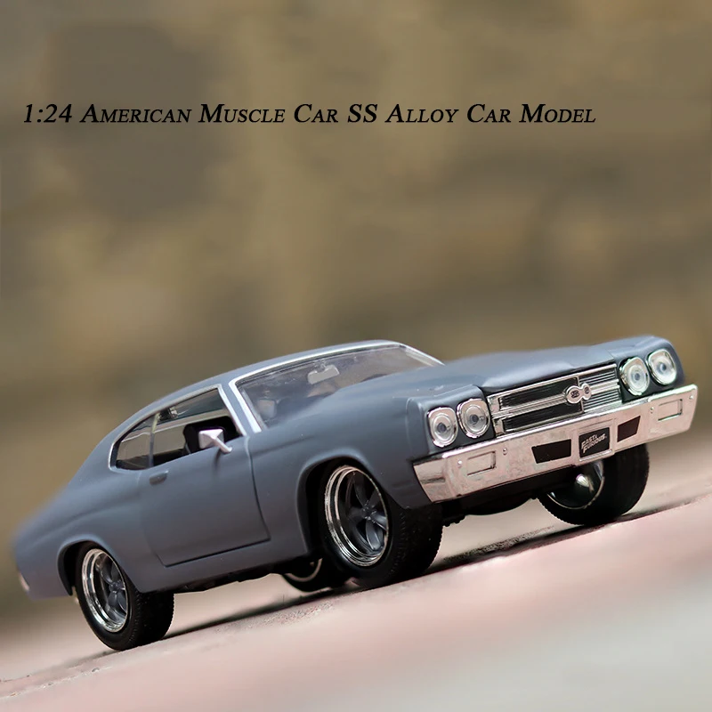 

1:24 Advanced Simulation Classic American Muscle Car SS Level Alloy dodge Classic Car Decoration Model