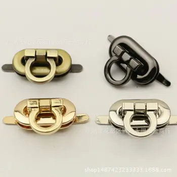 

Box and Bag Hardware Accessories Twist Lock Twist Lock Bag Hardware Accessories Lock Light Gold Silver Color Gun Black
