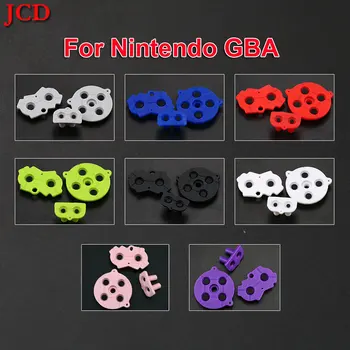 

JCD 1Set For GBA Rubber Conductive Buttons A-B D-Pad for Nintend GameBoy Advance Silicone Conductive Start Select Keypad