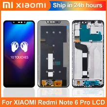 Ensemble écran tactile LCD avec châssis, qualité AAA, pour Xiaomi Redmi Note 6 Pro=