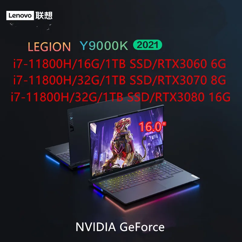 Lenovo Legion Y9000k Gaming Notebook Intel Core I7 11800h Windows10 