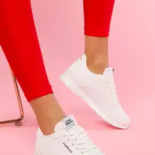 SOHO/белые кроссовки на толстой платформе; женская обувь; повседневные кроссовки для тенниса; женские белые кроссовки на шнуровке; Basket; 13503
