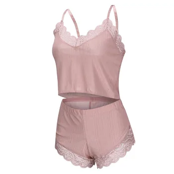 

Women's underwear set Sexy Plus Size strap underwear lace pajamas underwear set large satin lace strap sexy #YL10