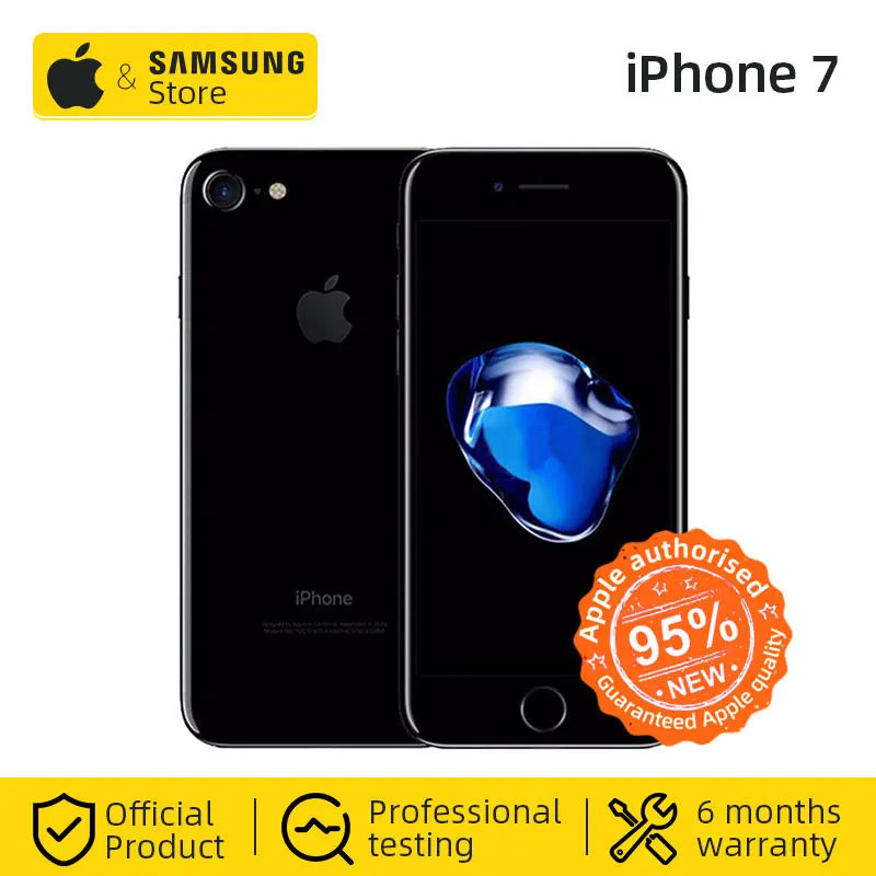 The Latest  Unlocked Apple iPhone 7 4G LTE Smartphone 32/128GB ROM IOS Mobile phone （Used 95% new 