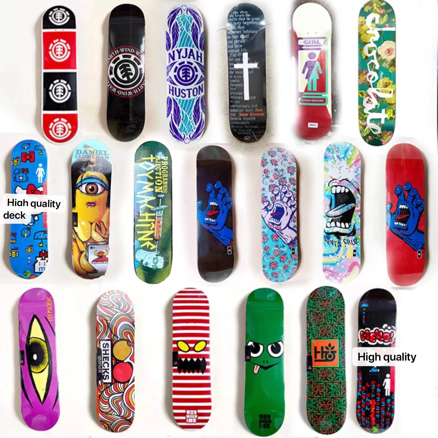 Skateboard decks Canadian maple epoxy glue 8inch 8.25inch professional levelSkate Board