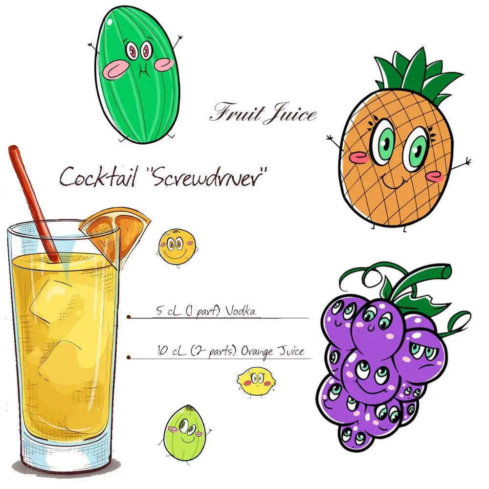 

AZSG Delicious Cocktail Silicone Clear Stamps/Seals For Scrapbooking DIY Clip Art / Album Decoration Stamps Crafts
