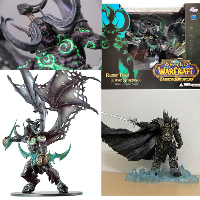 WOW World Warcraft Arthas Menethil The Lich King Deluxe Collector Action Figures 