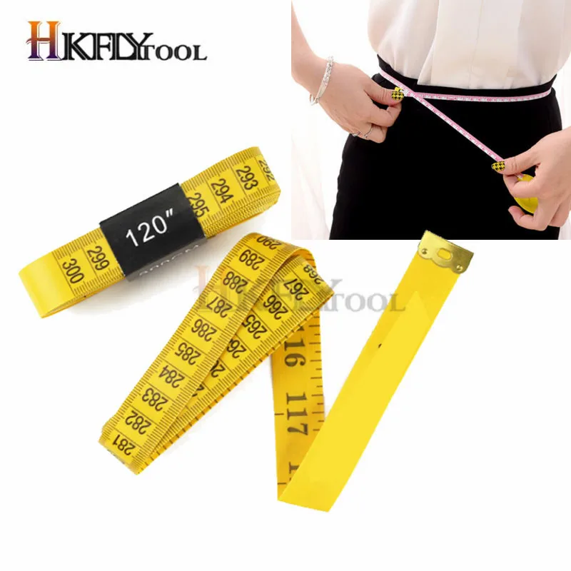 Durable Soft 3 Meter 300 CM Sewing Tailor Tape Body Measuring Measure Ruler  Dressmaking Clothing