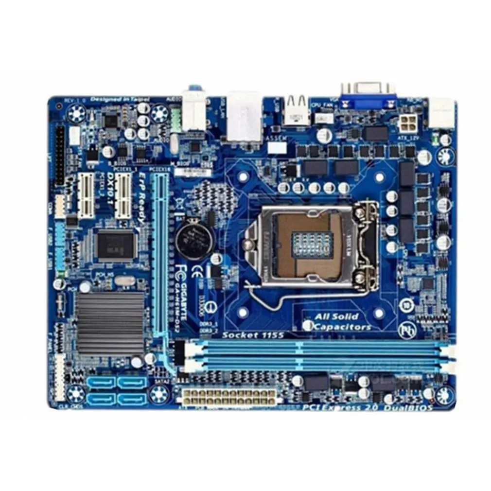 P5G41T-M/GA-H61M-DS2 DDR3 Computer Motherboard Dual Channel For Desktop ATX SATA III Interface DDR3 LGA 1155 AGP 8X
