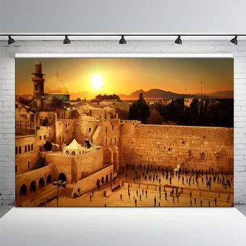 

Photography Backdrops Israel Sunset Jerusalem West Wailing Wall Sunset Custom Photo Studio Backdrop Background Banner Vinyl