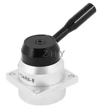 1/4PT 3 позиции 4 Порты Воздушный Ручной пневматический клапан переключения K34R6-8