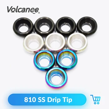 

Volcanee 810 Flat Drip Tips for Kennedy 24 Battle Goon / Manta RTA / Kylin RTA Reload Atomizers Vape Tank Wide Bore Mouthpiece