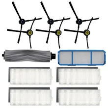 

Filter Side Brush Roller Brushs Household Cleaning Accessories Replacable Parts For Silvercrest SSR1-Robot Vacuum Cleaners
