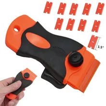 Автомобильный скребок наклейки из виниловой пленки скребок Инструмент для покрытия 10 шт пластиковый скребок и 10 шт стальной нож тонировочные инструменты скребок для льда