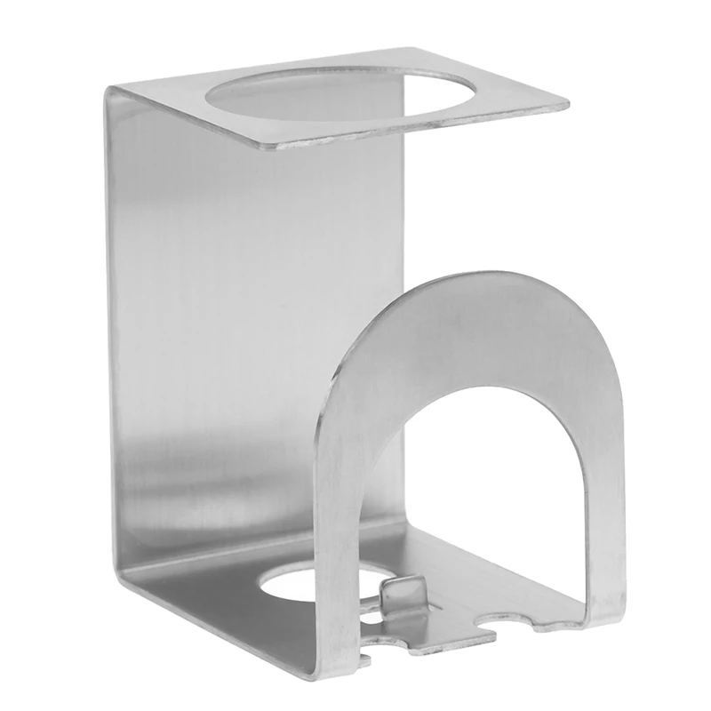 

Wall Mounted Toothpaste Self Adhesive Accessories Toothbrush Holder Mug Bathroom Multi-Purpose Holes Stainless Steel
