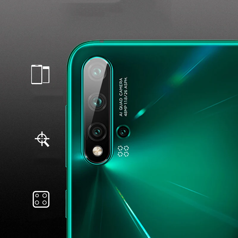 2 шт. объектив камеры для huawei nova 5 t защита для экрана камеры 9H полное покрытие камеры стеклянная пленка для huawei nova 5 t 5 t для honor 20