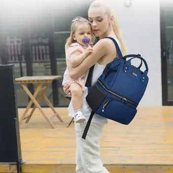 

Multifunction Baby Feeder Organizer Reusable Waterproof Mommy Travel Storage Bag Large Capacity Wide Field Vision Easy Access