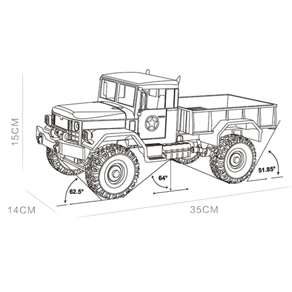 4WD Радиоуправляемый гусеничный Автомобиль 2,4G с дистанционным управлением, большая ножка, внедорожный гусеничный военный автомобиль, модель RTR, игрушка для детей, подарок MN-35