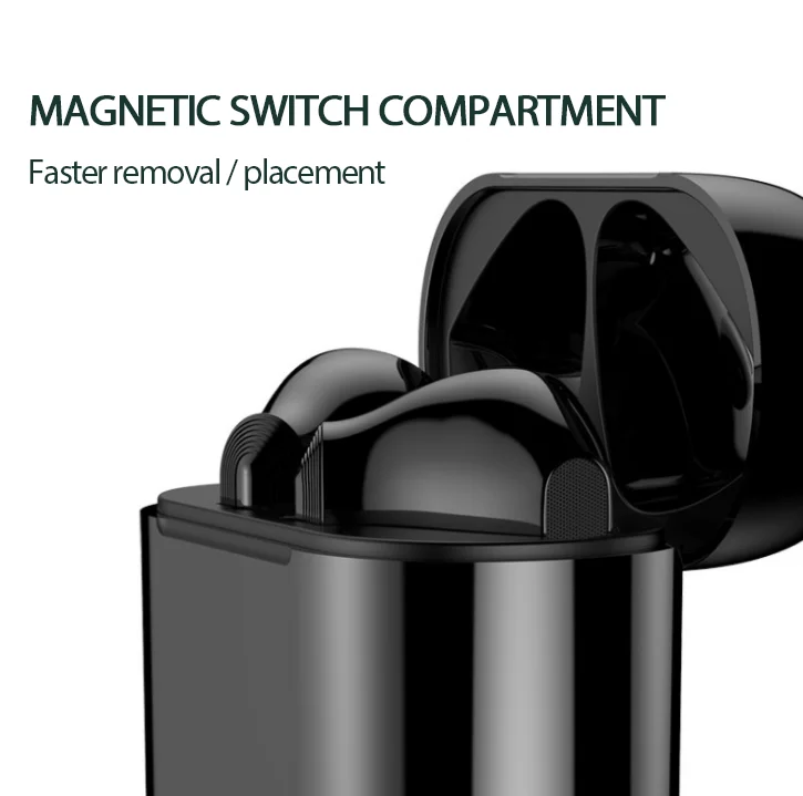 W09 наушники вкладыши TWS с Беспроводной Bluetooth потолок зарядным устройством Mic