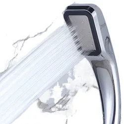 2022NEW High Pressure Shower Head Bathroom 300 Holes Water Saving Shower Head Powerfull Boosting Spray Bath Handheld Shower Head