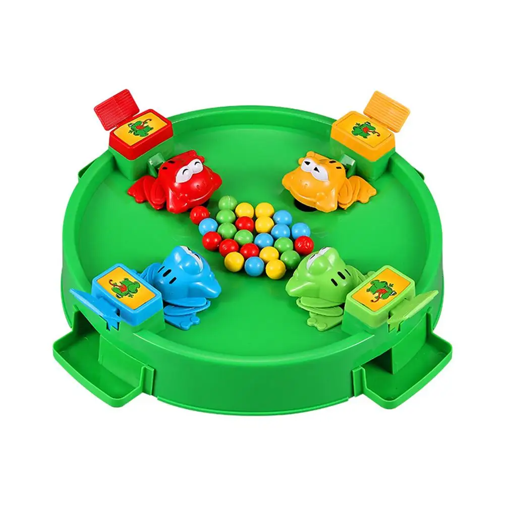 Лягушка есть горох игрушка Crazy Frog Grab Eat Beans детские игрушки мальчики девочки родитель-ребенок Интерактивная головоломка настольная игра из бисера
