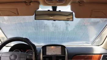 

1PC PVC ALL Sizes Retractable Front Rear Window Car Sun Shade Curtain Automatic Sunscreen Roller Blinds Window Film Car Styling