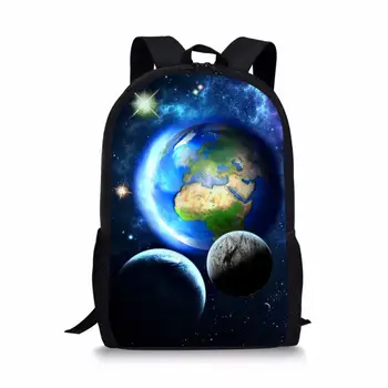 

Cosmic pattern Children's School Backpack Sonic The Hedgehog Kids School Bags Cartoon Animal Design Teenagers Book-Bags Set