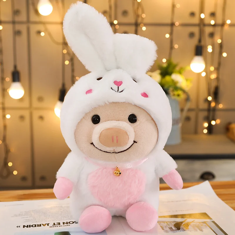 25 см Kawaii свинья плюшевая мультяшная Милая свинья мягкая плюшевая Косплей Единорог Тоторо Плюшевые свиньи игрушки куклы дети ребенок лучший подарок - Цвет: 5