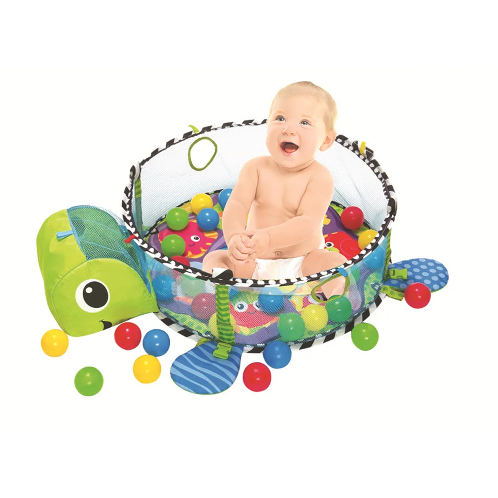  Baby Play Mat 0-1 Year Game Tapete Infantil Educational Crawling Mat Play Gym Cartoon Blanket Ball 